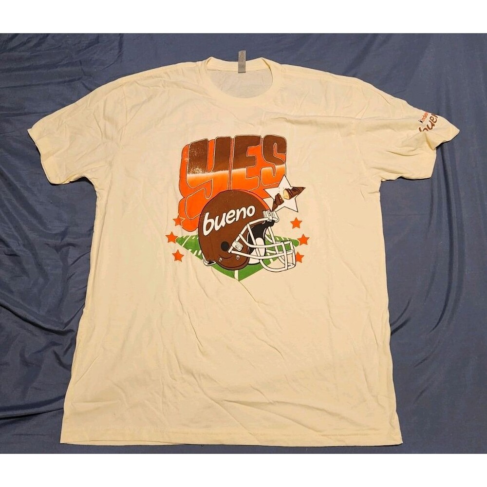 Kinder Bueno Football Cotton T-Shirt XL "Sundays Without Football No Bueno"